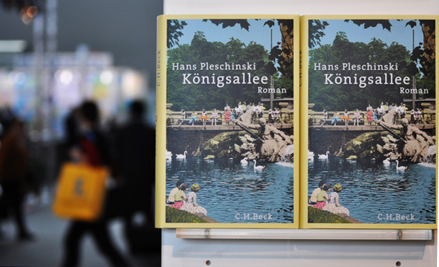 Hans Pleschinskis "Königsallee" auf der Frankfurter Buchmesse 2013. Foto: (c) Valeat